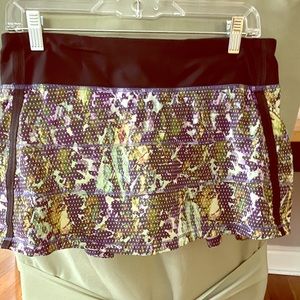 Lululemon Pace Rival Skirt II floral sport multi